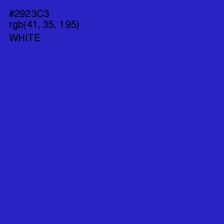 #2923C3 - Dark Blue Color Image