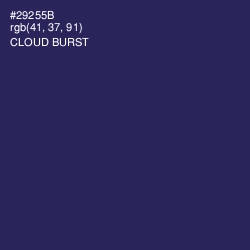 #29255B - Cloud Burst Color Image