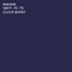 #29284B - Cloud Burst Color Image