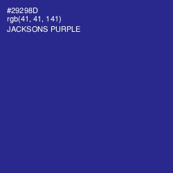 #29298D - Jacksons Purple Color Image