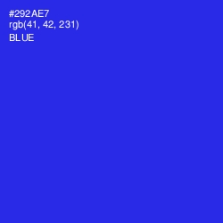 #292AE7 - Blue Color Image