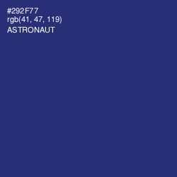 #292F77 - Astronaut Color Image