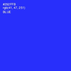 #292FFB - Blue Color Image