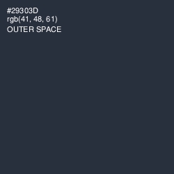 #29303D - Outer Space Color Image