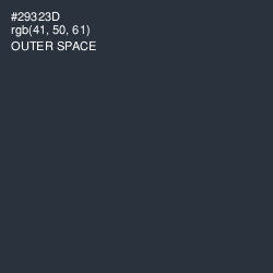 #29323D - Outer Space Color Image