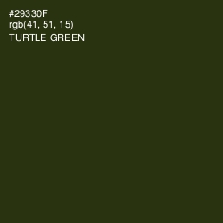 #29330F - Turtle Green Color Image