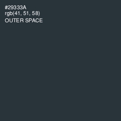 #29333A - Outer Space Color Image