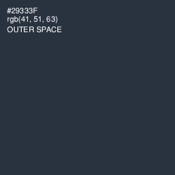 #29333F - Outer Space Color Image