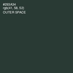 #293A34 - Outer Space Color Image