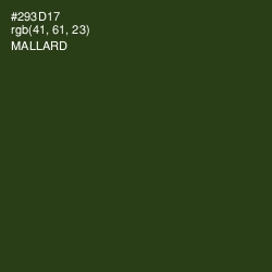 #293D17 - Mallard Color Image