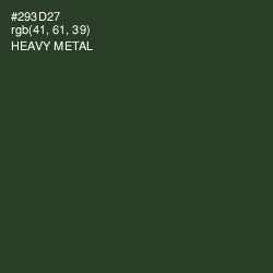 #293D27 - Heavy Metal Color Image