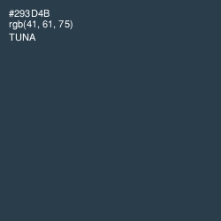 #293D4B - Tuna Color Image