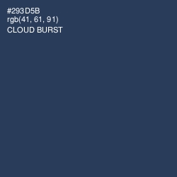 #293D5B - Cloud Burst Color Image