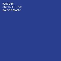#293D8F - Bay of Many Color Image