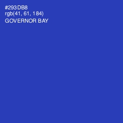 #293DB8 - Governor Bay Color Image