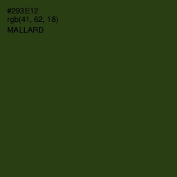 #293E12 - Mallard Color Image