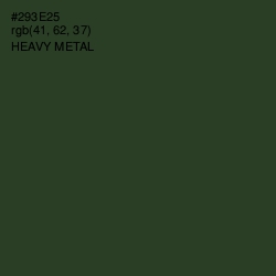 #293E25 - Heavy Metal Color Image