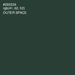#293E34 - Outer Space Color Image