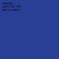 #293E95 - Bay of Many Color Image