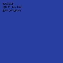 #293E9F - Bay of Many Color Image