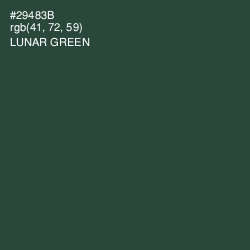 #29483B - Lunar Green Color Image