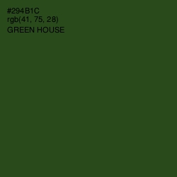 #294B1C - Green House Color Image