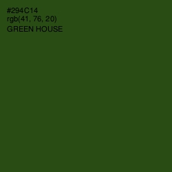 #294C14 - Green House Color Image