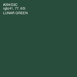 #294D3C - Lunar Green Color Image