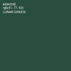 #294D3E - Lunar Green Color Image