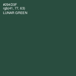 #294D3F - Lunar Green Color Image