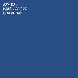 #294D84 - Chambray Color Image