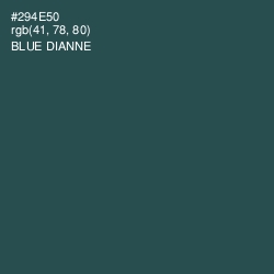 #294E50 - Blue Dianne Color Image