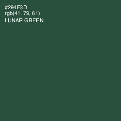 #294F3D - Lunar Green Color Image