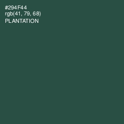 #294F44 - Plantation Color Image