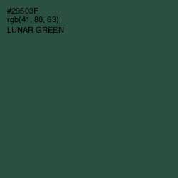 #29503F - Lunar Green Color Image