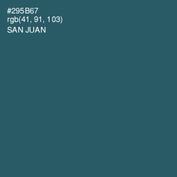 #295B67 - San Juan Color Image
