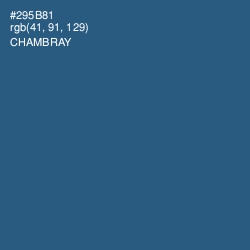 #295B81 - Chambray Color Image