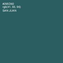 #295D60 - San Juan Color Image