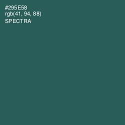 #295E58 - Spectra Color Image