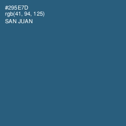 #295E7D - San Juan Color Image
