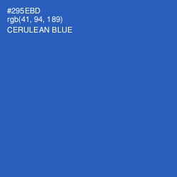 #295EBD - Cerulean Blue Color Image
