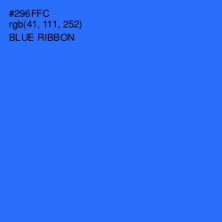 #296FFC - Blue Ribbon Color Image