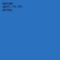 #2970BF - Astral Color Image