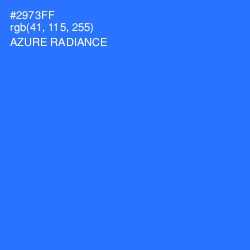 #2973FF - Azure Radiance Color Image