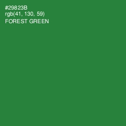 #29823B - Forest Green Color Image
