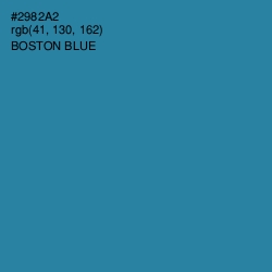 #2982A2 - Boston Blue Color Image