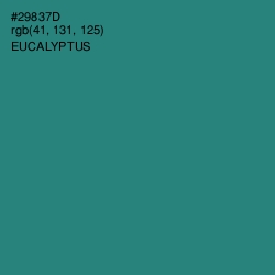 #29837D - Eucalyptus Color Image