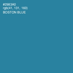 #2983A0 - Boston Blue Color Image