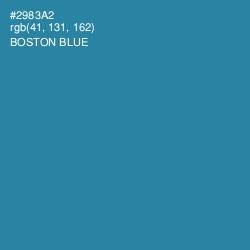 #2983A2 - Boston Blue Color Image