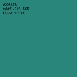 #29867B - Eucalyptus Color Image